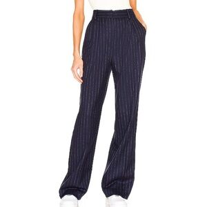 Favorite Daughter - The Favorite Pant in Navy Pinstripe